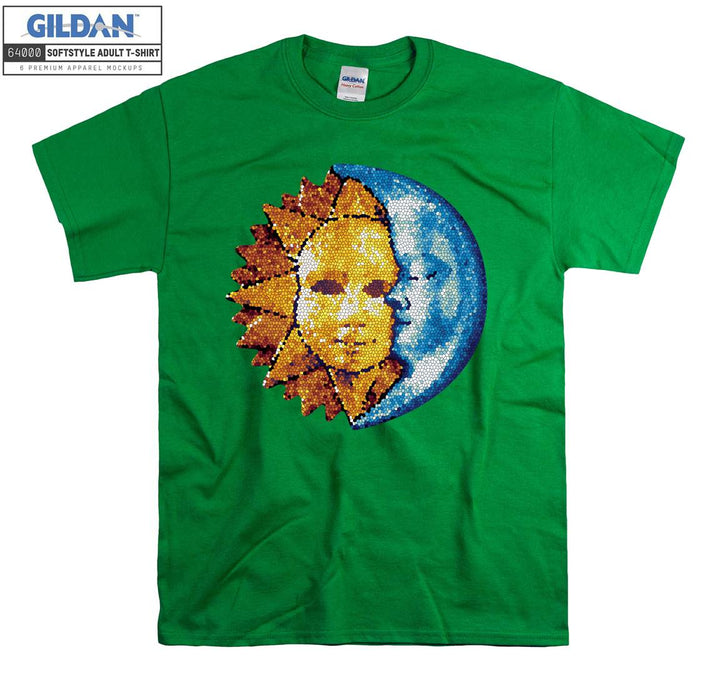 Sun And Moon Figure T-shirt
