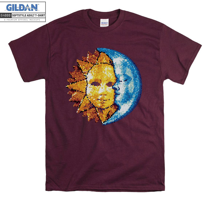 Sun And Moon Figure T-shirt