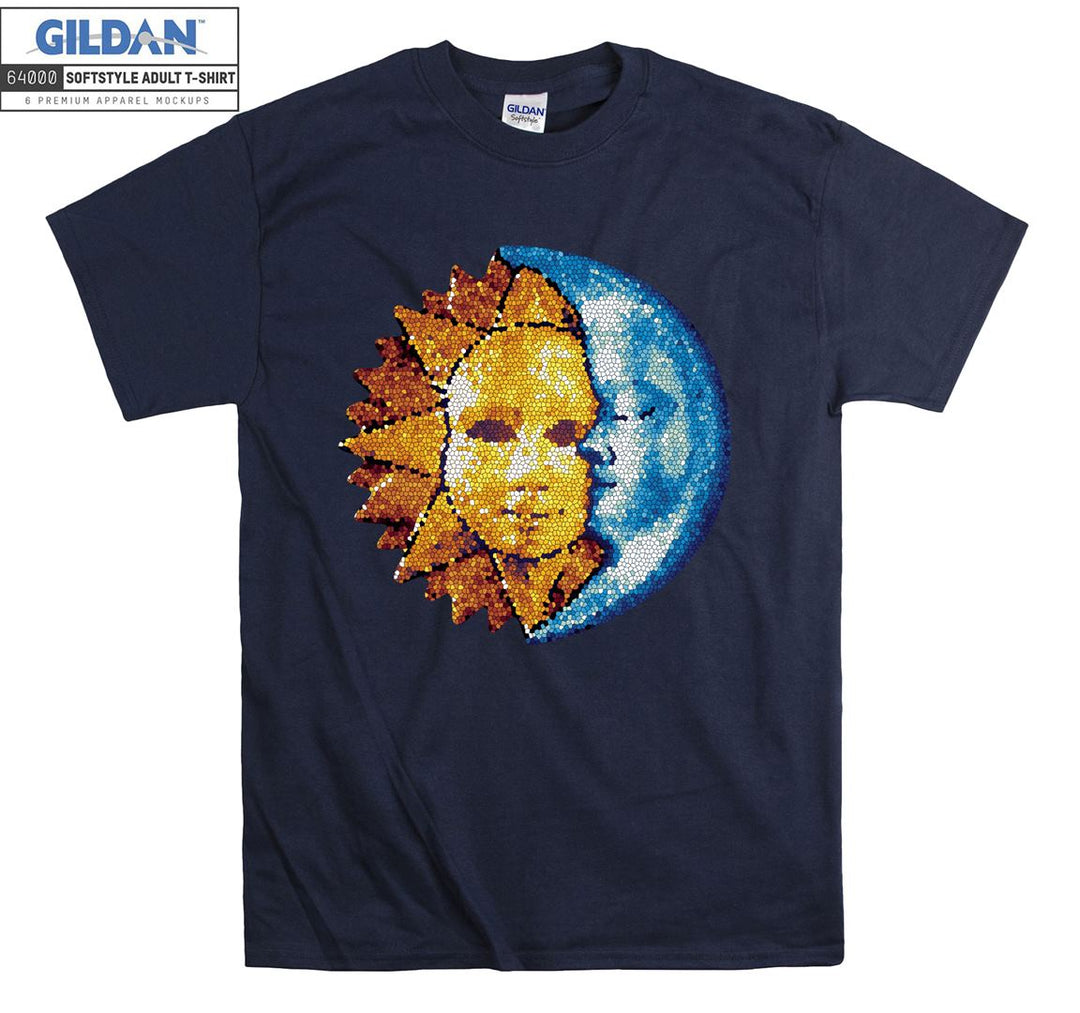 Sun And Moon Figure T-shirt