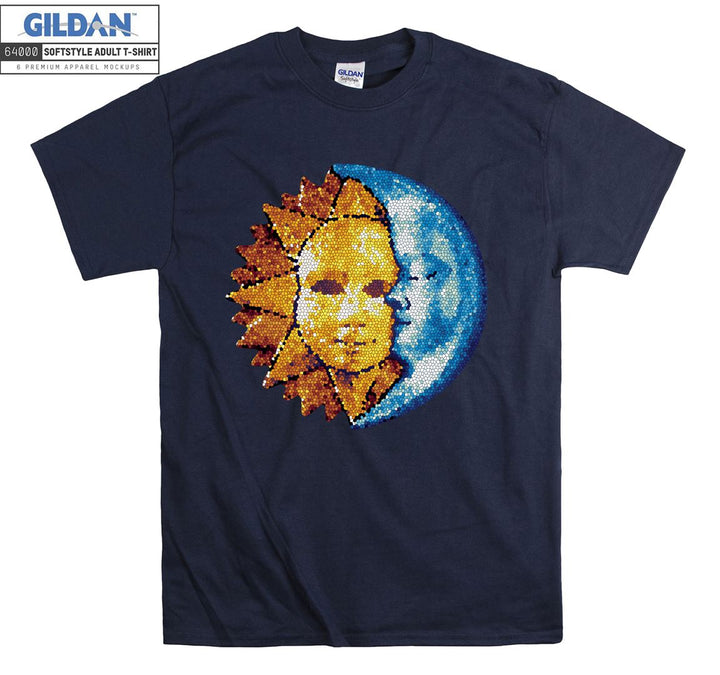 Sun And Moon Figure T-shirt