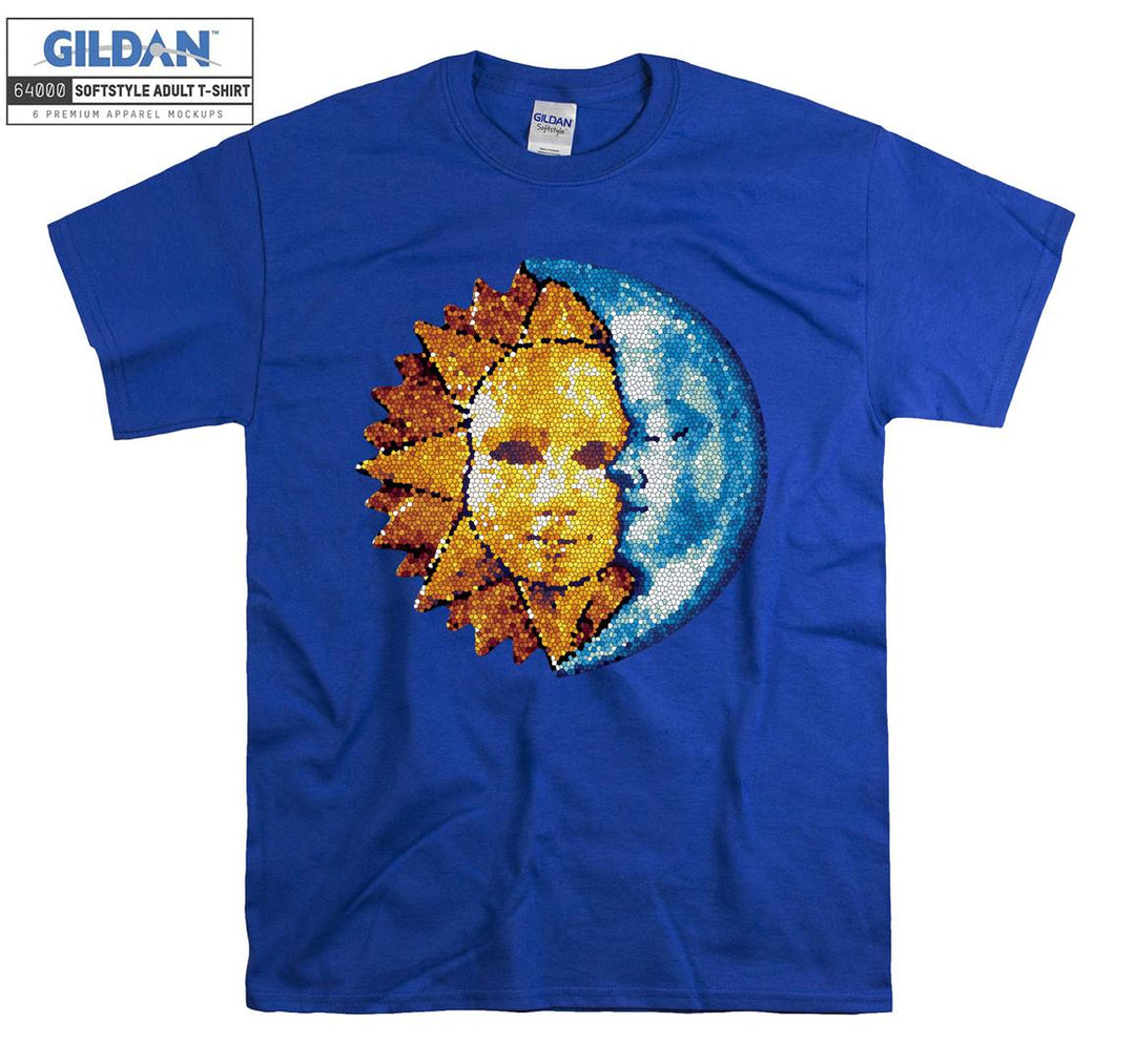 Sun And Moon Figure T-shirt