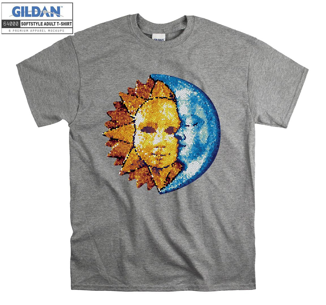 Sun And Moon Figure T-shirt