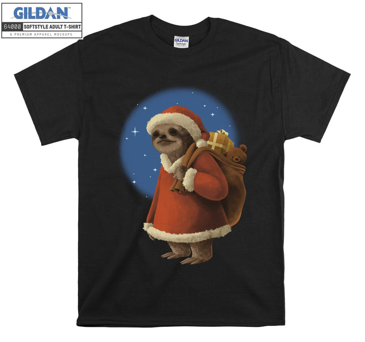 Alone sad cartoon animal christmas figure T-shirt