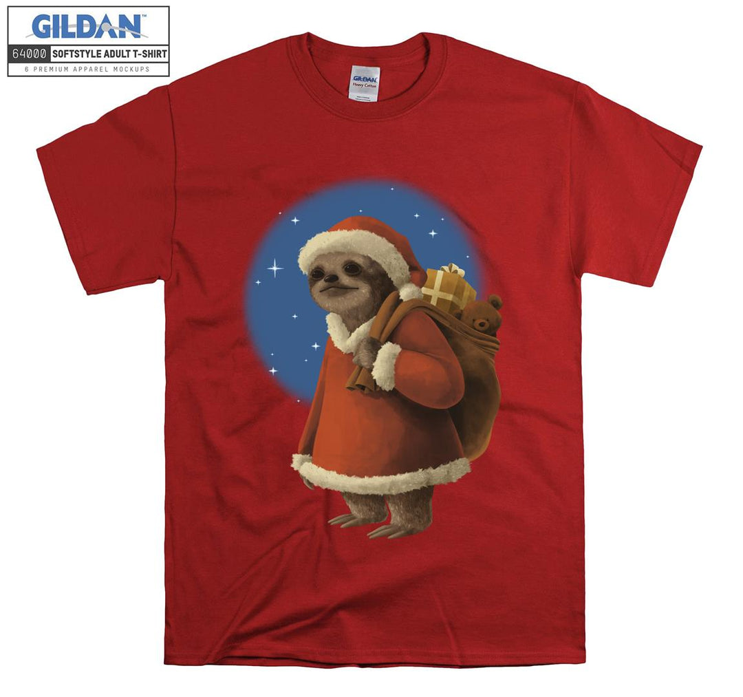 Alone sad cartoon animal christmas figure T-shirt