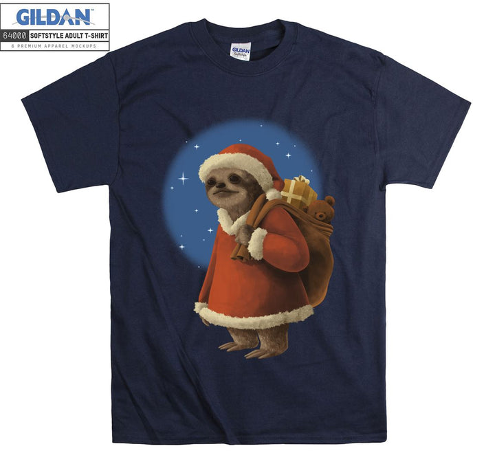 Alone sad cartoon animal christmas figure T-shirt