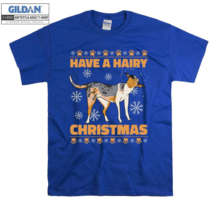 Have a hairy christmas dog figure T-shirt