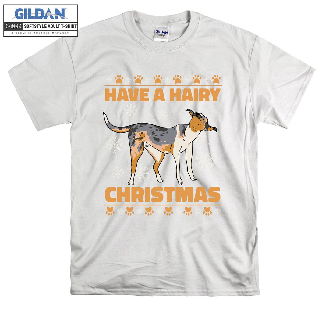 Have a hairy christmas dog figure T-shirt