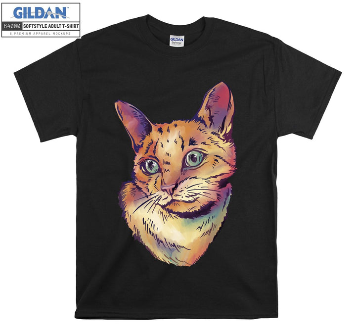 Cat Face Painting T-shirt