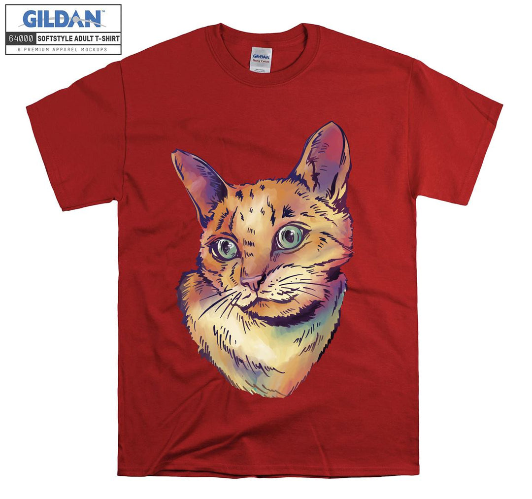 Cat Face Painting T-shirt