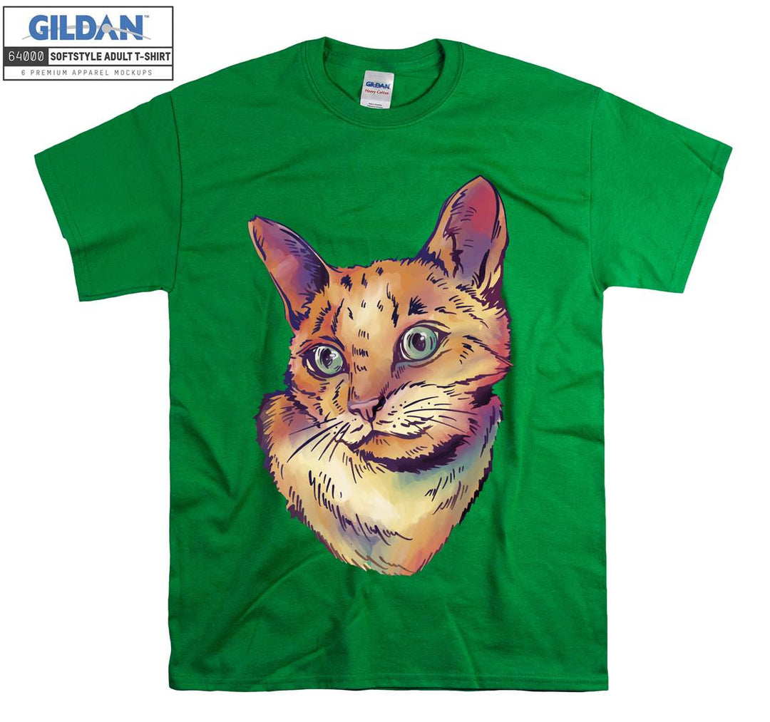 Cat Face Painting T-shirt