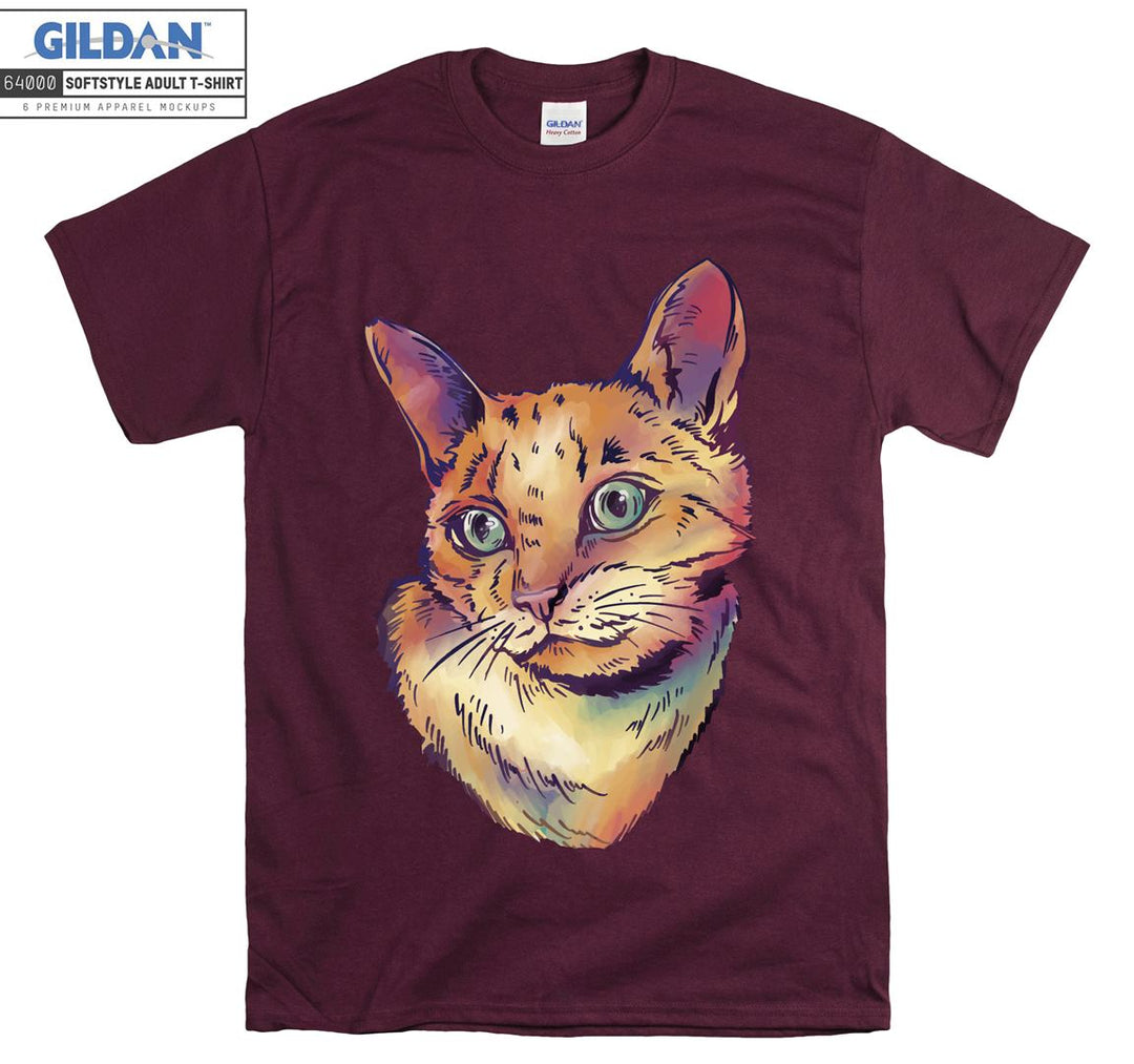 Cat Face Painting T-shirt