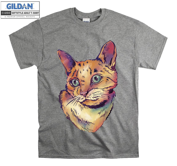 Cat Face Painting T-shirt