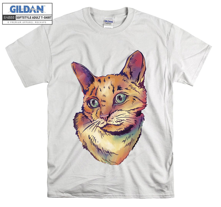 Cat Face Painting T-shirt