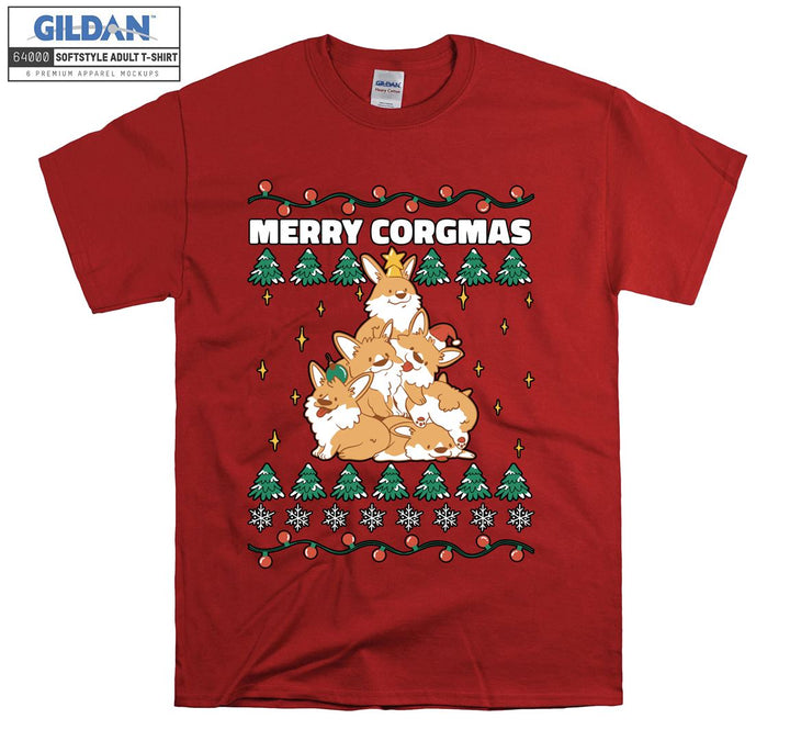 Merry corgmas cute animal T-shirt