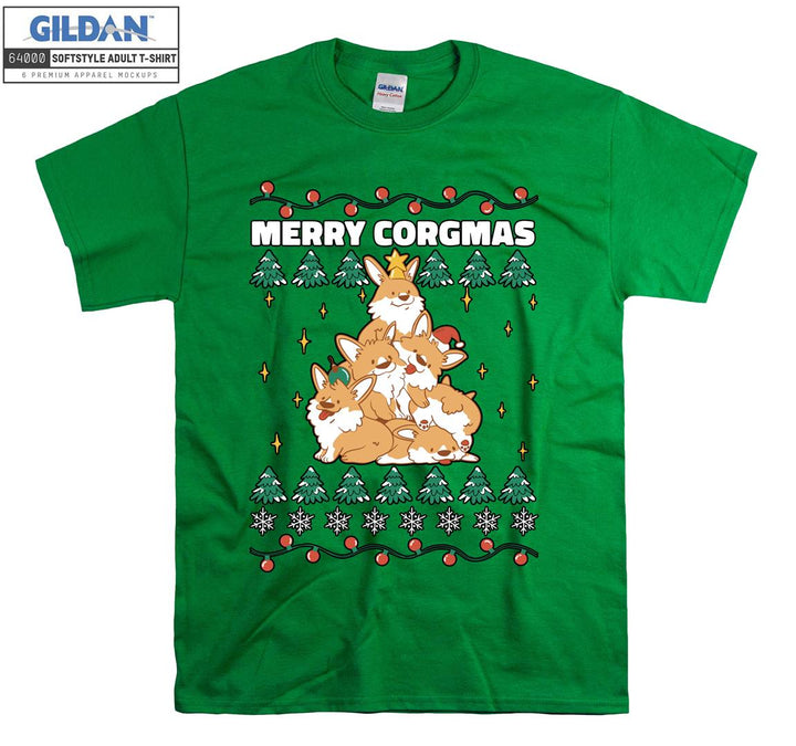 Merry corgmas cute animal T-shirt