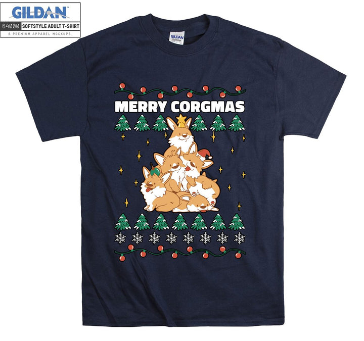 Merry corgmas cute animal T-shirt