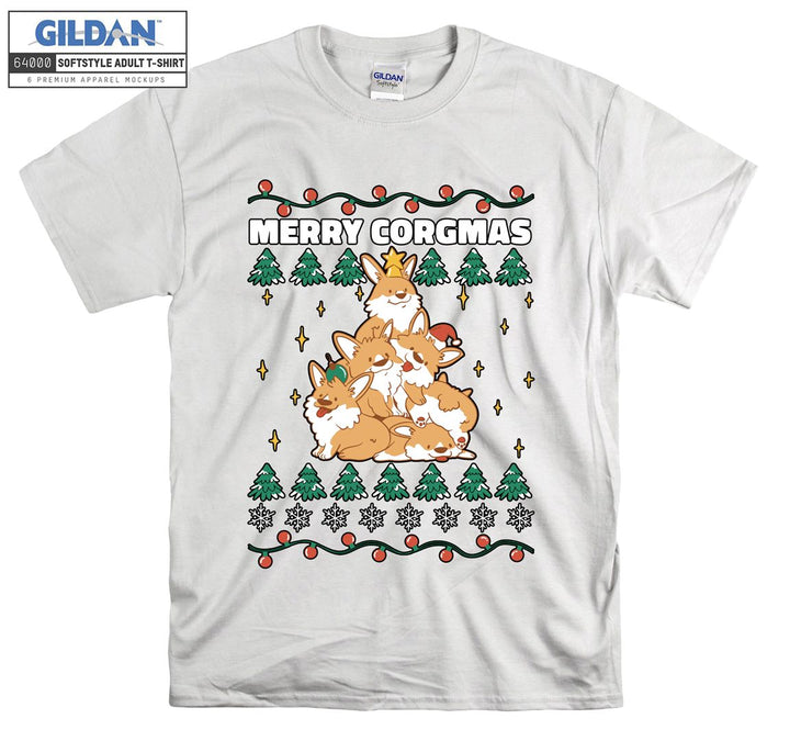 Merry corgmas cute animal T-shirt