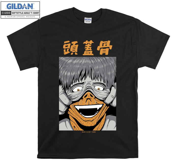 Terrible Anime Character Face T-shirt