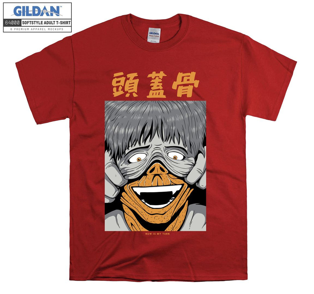 Terrible Anime Character Face T-shirt