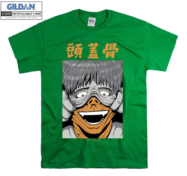 Terrible Anime Character Face T-shirt