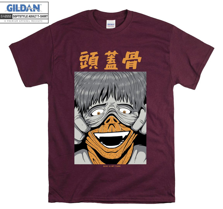 Terrible Anime Character Face T-shirt