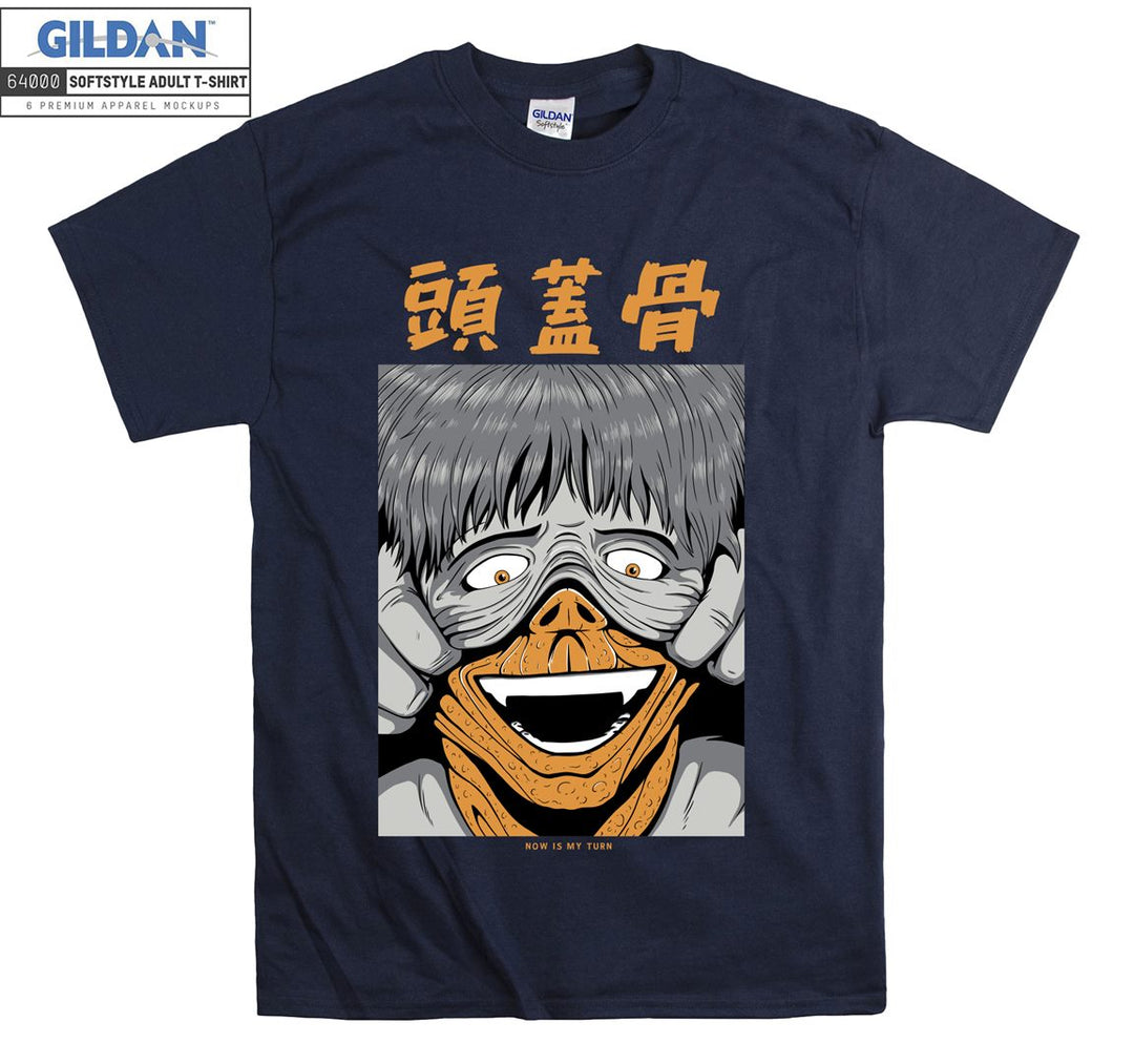 Terrible Anime Character Face T-shirt