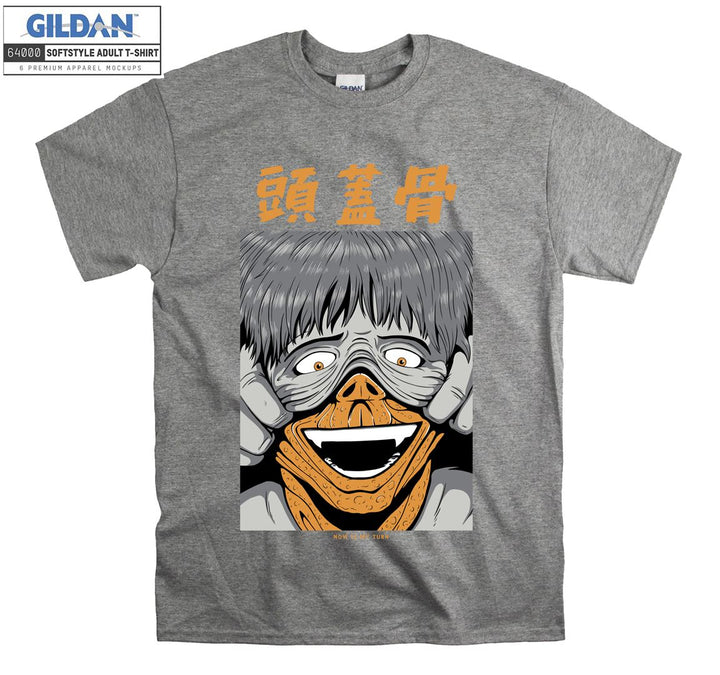 Terrible Anime Character Face T-shirt