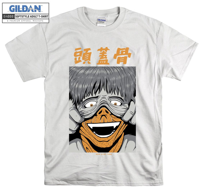 Terrible Anime Character Face T-shirt