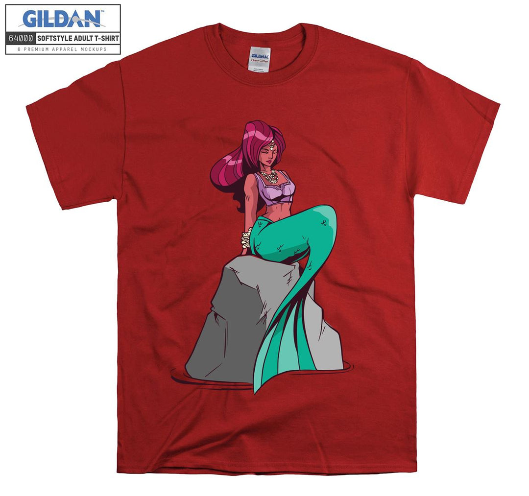 Dark Skinned Mermaid Figure T-shirt