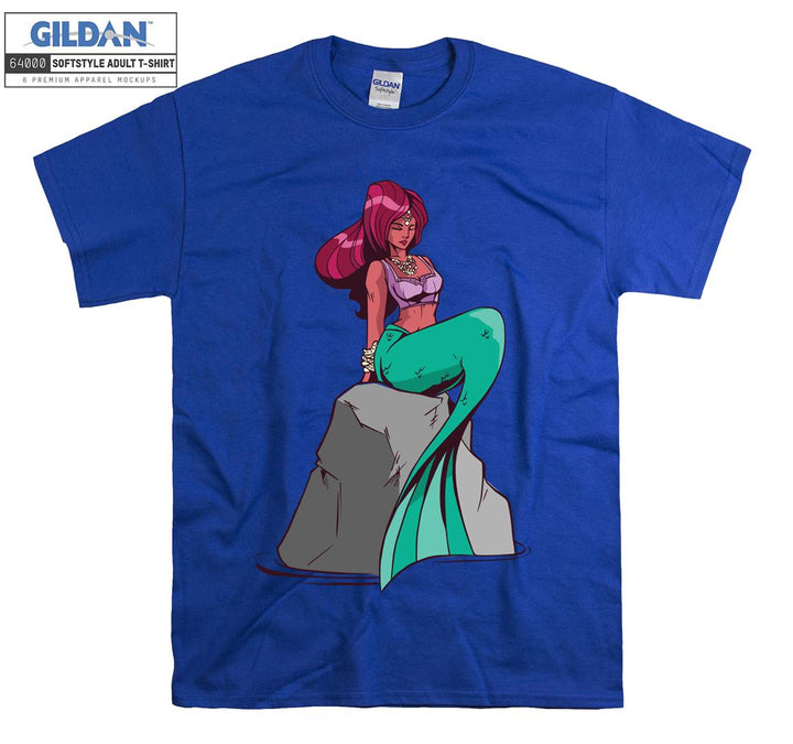 Dark Skinned Mermaid Figure T-shirt