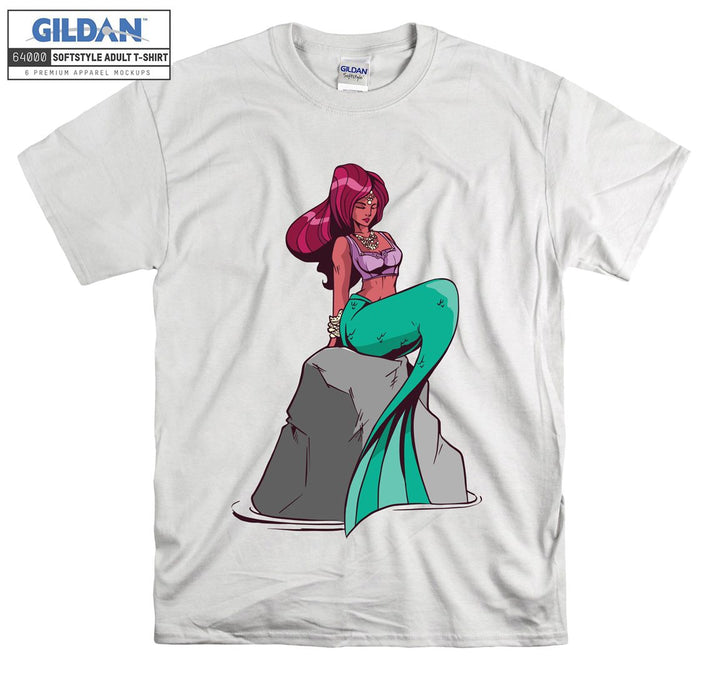 Dark Skinned Mermaid Figure T-shirt