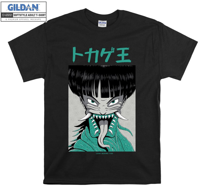 Japanese Anime Monster Poster T-shirt