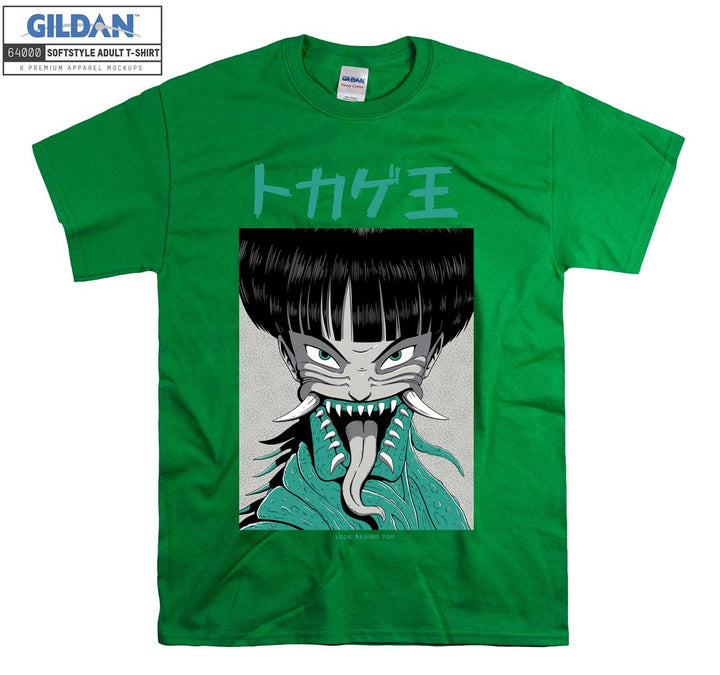 Japanese Anime Monster Poster T-shirt