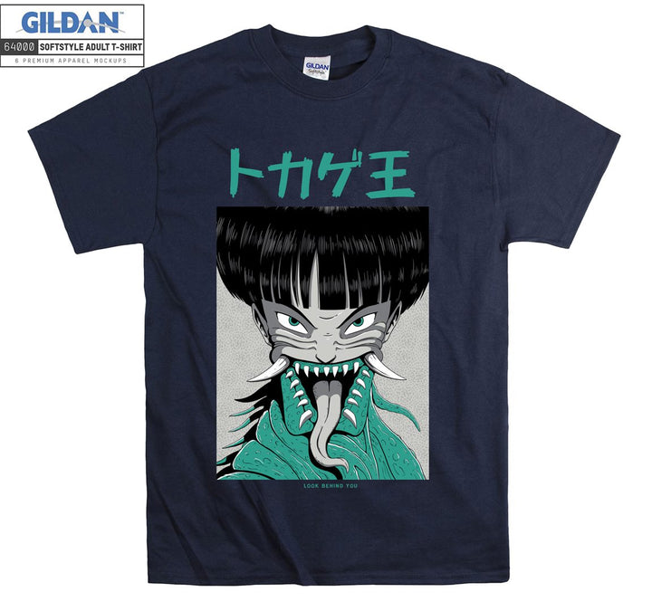 Japanese Anime Monster Poster T-shirt