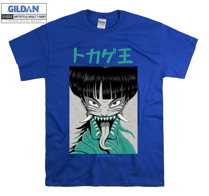 Japanese Anime Monster Poster T-shirt