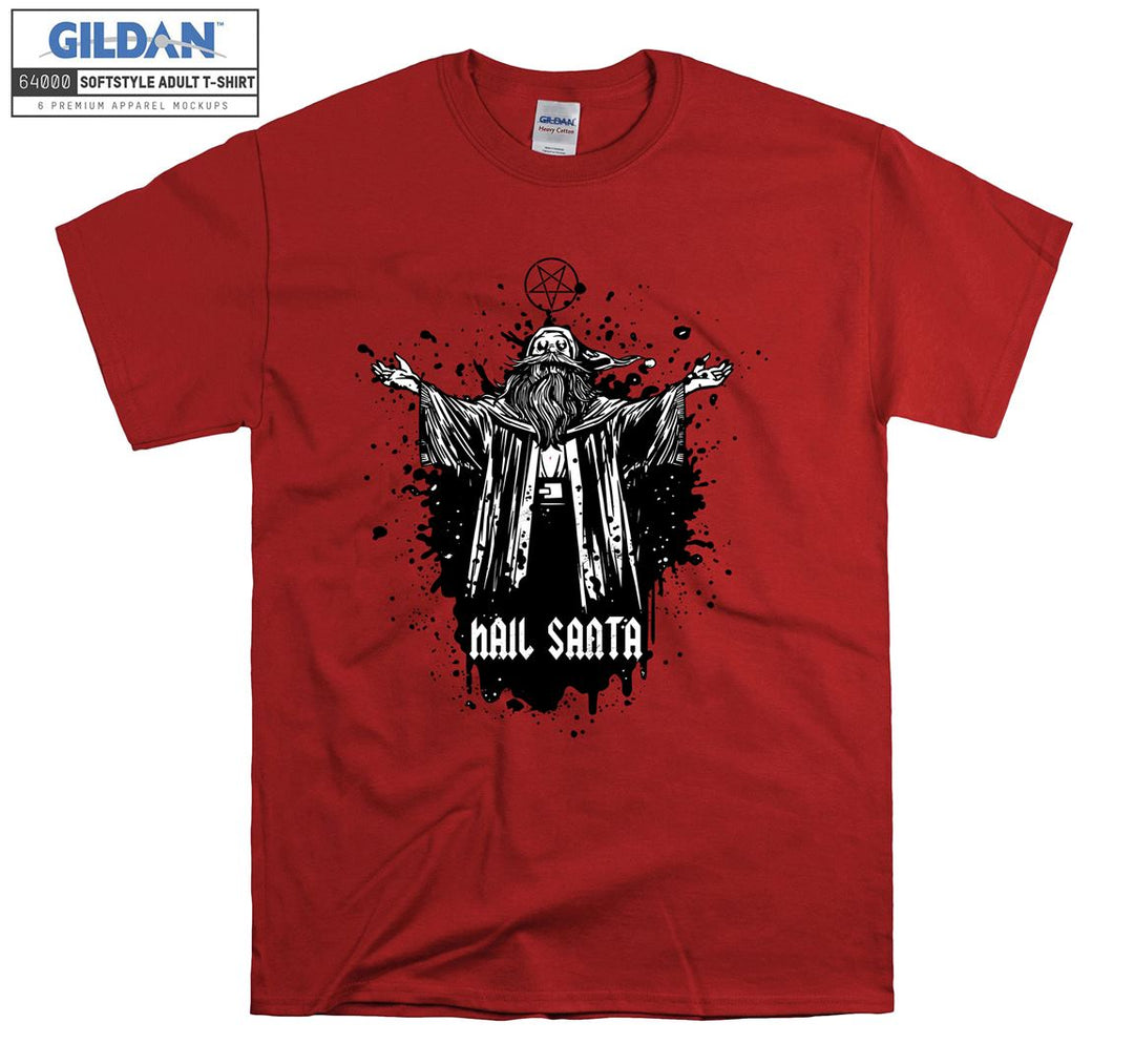 Hail santa wizard figure T-shirt