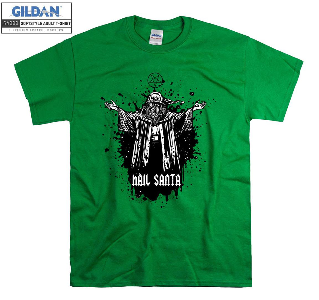 Hail santa wizard figure T-shirt