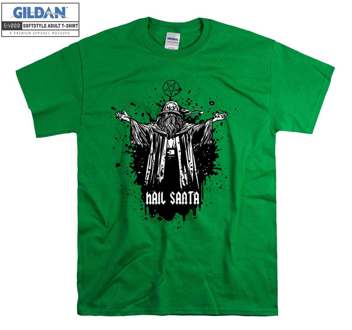 Hail santa wizard figure T-shirt