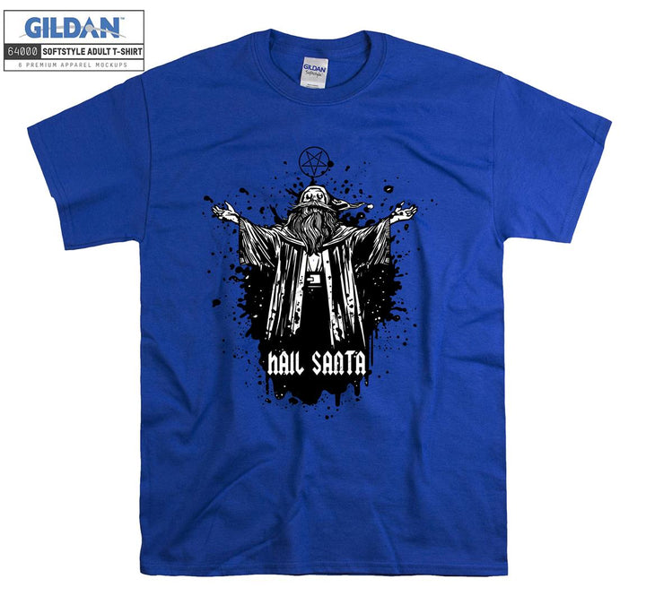 Hail santa wizard figure T-shirt