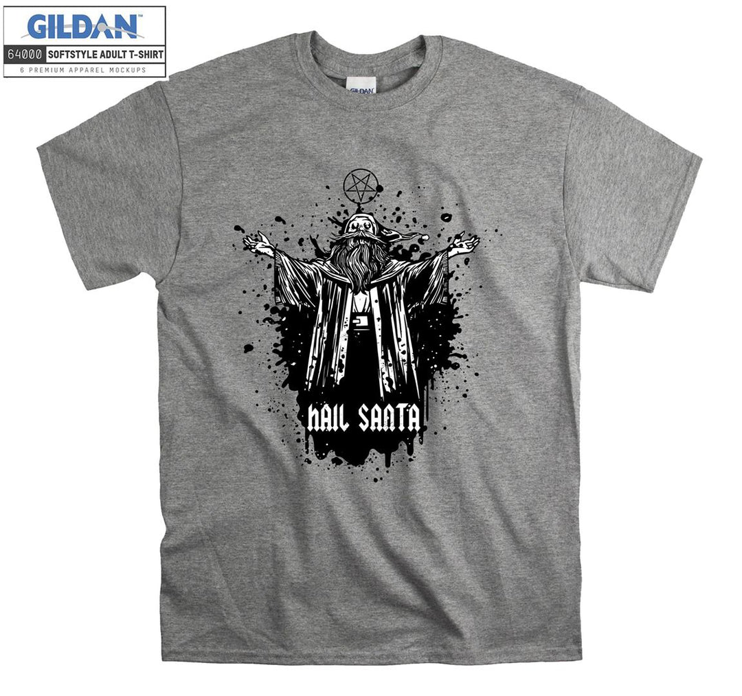 Hail santa wizard figure T-shirt