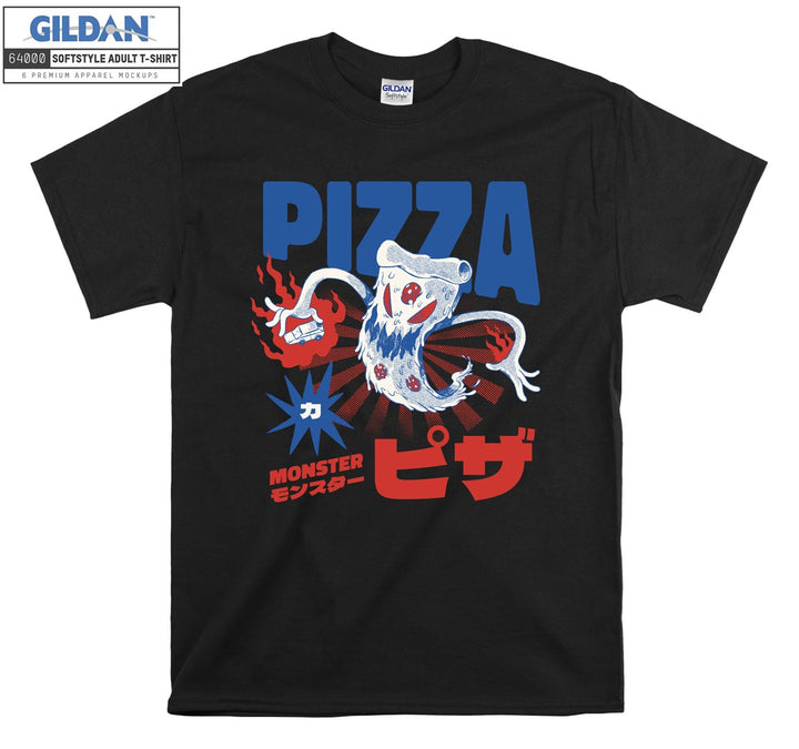 Anime Character Monster Pizza T-shirt