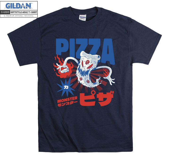 Anime Character Monster Pizza T-shirt