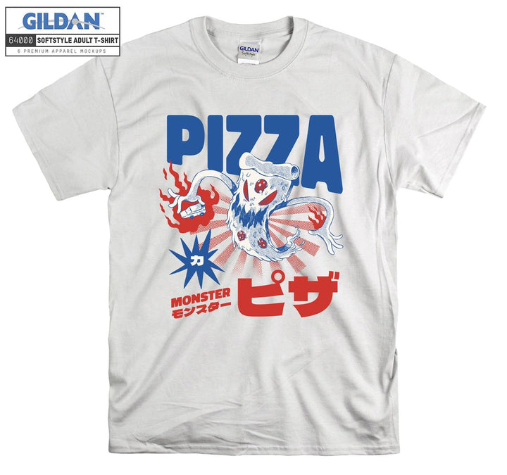 Anime Character Monster Pizza T-shirt