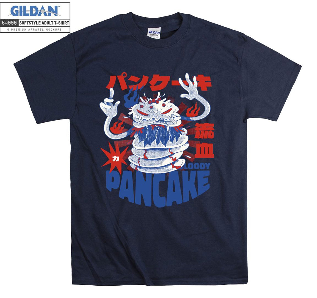 Anime Pancake Bloody T-shirt