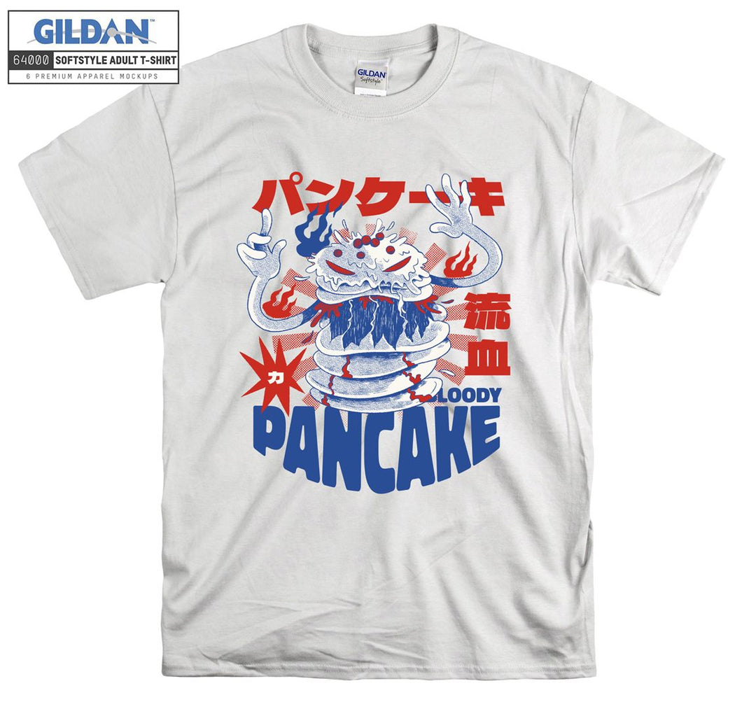 Anime Pancake Bloody T-shirt