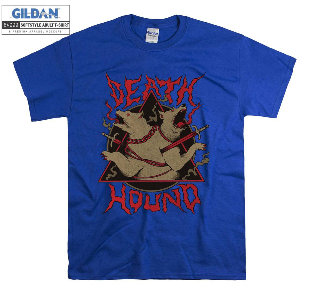 Hound horror red dogs evil figure T-shirt