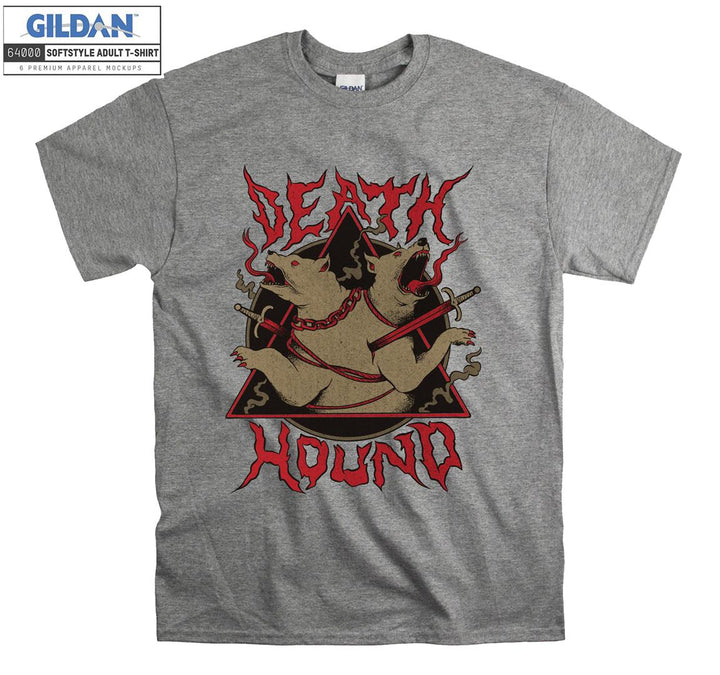 Hound horror red dogs evil figure T-shirt