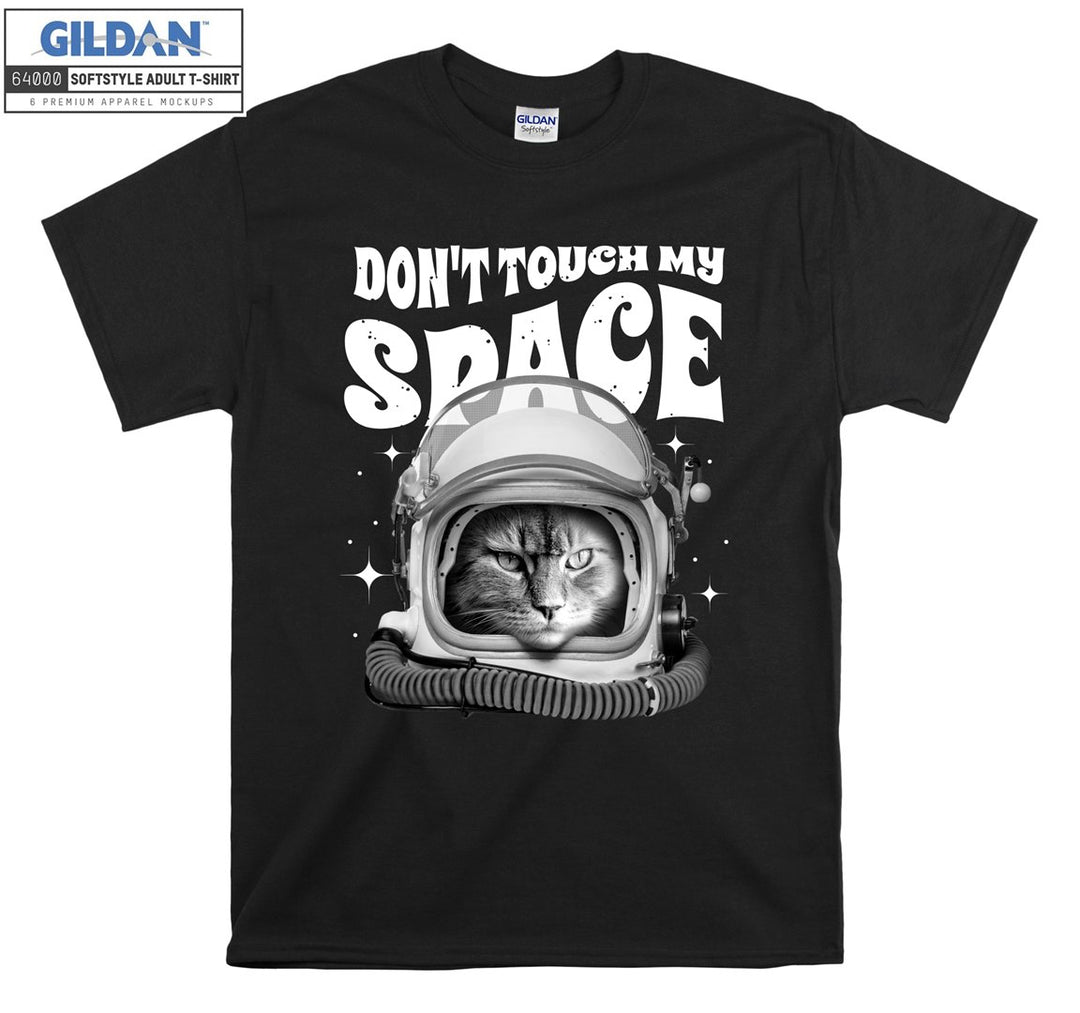 Don't Touch My Space Astronaut Cat T-shirt