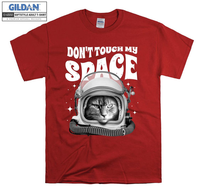 Don't Touch My Space Astronaut Cat T-shirt