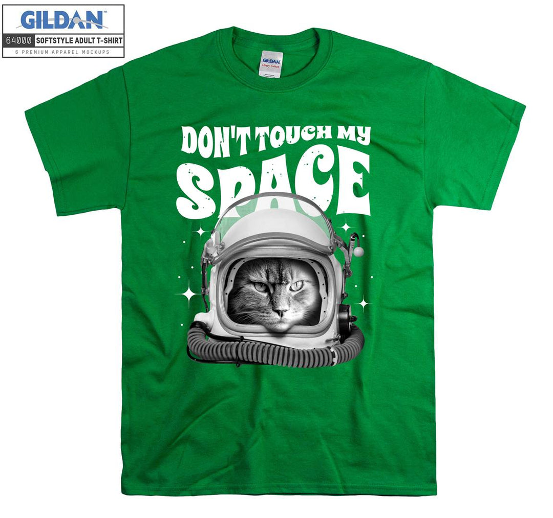 Don't Touch My Space Astronaut Cat T-shirt